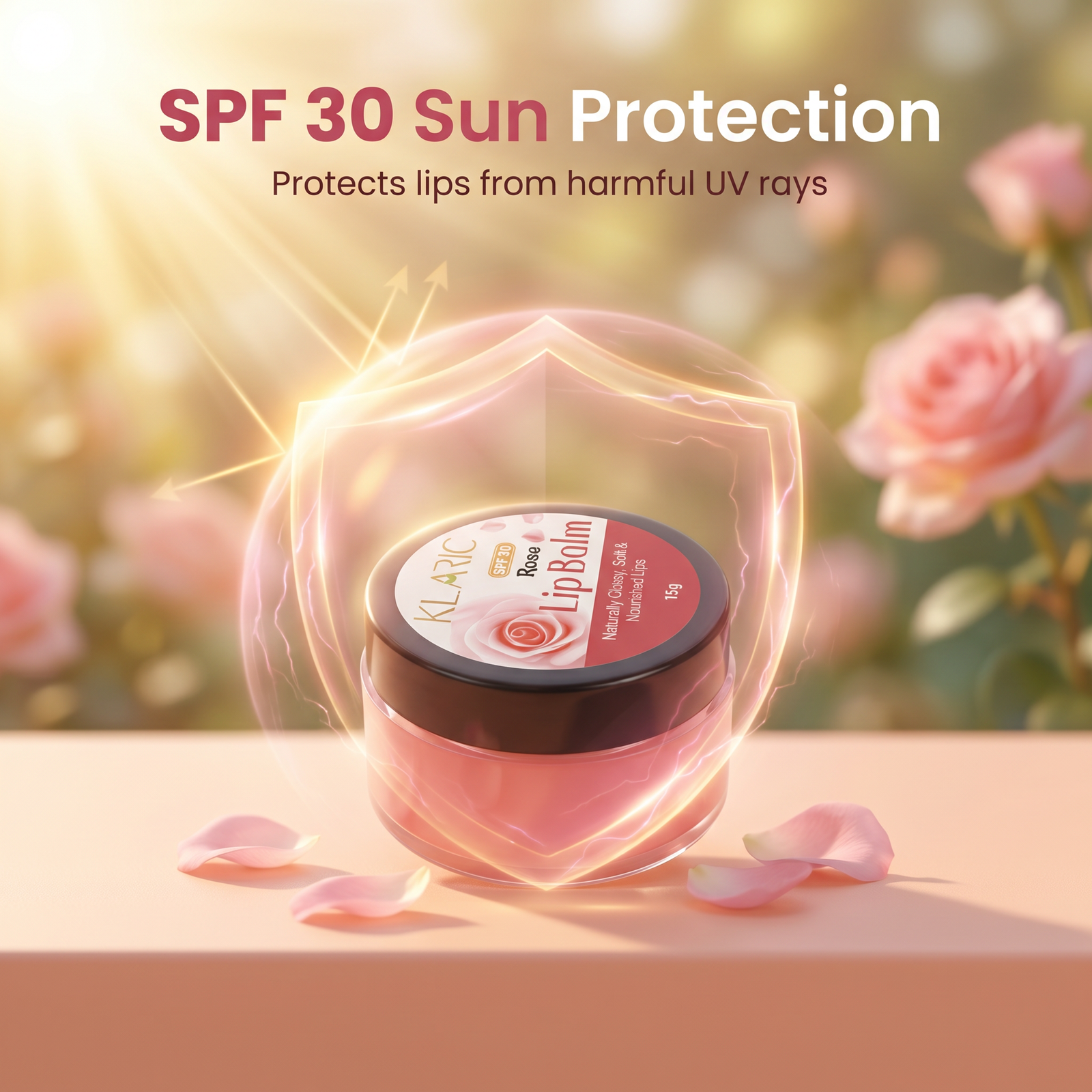 Rose Lip Balm (15gm) - Image 4