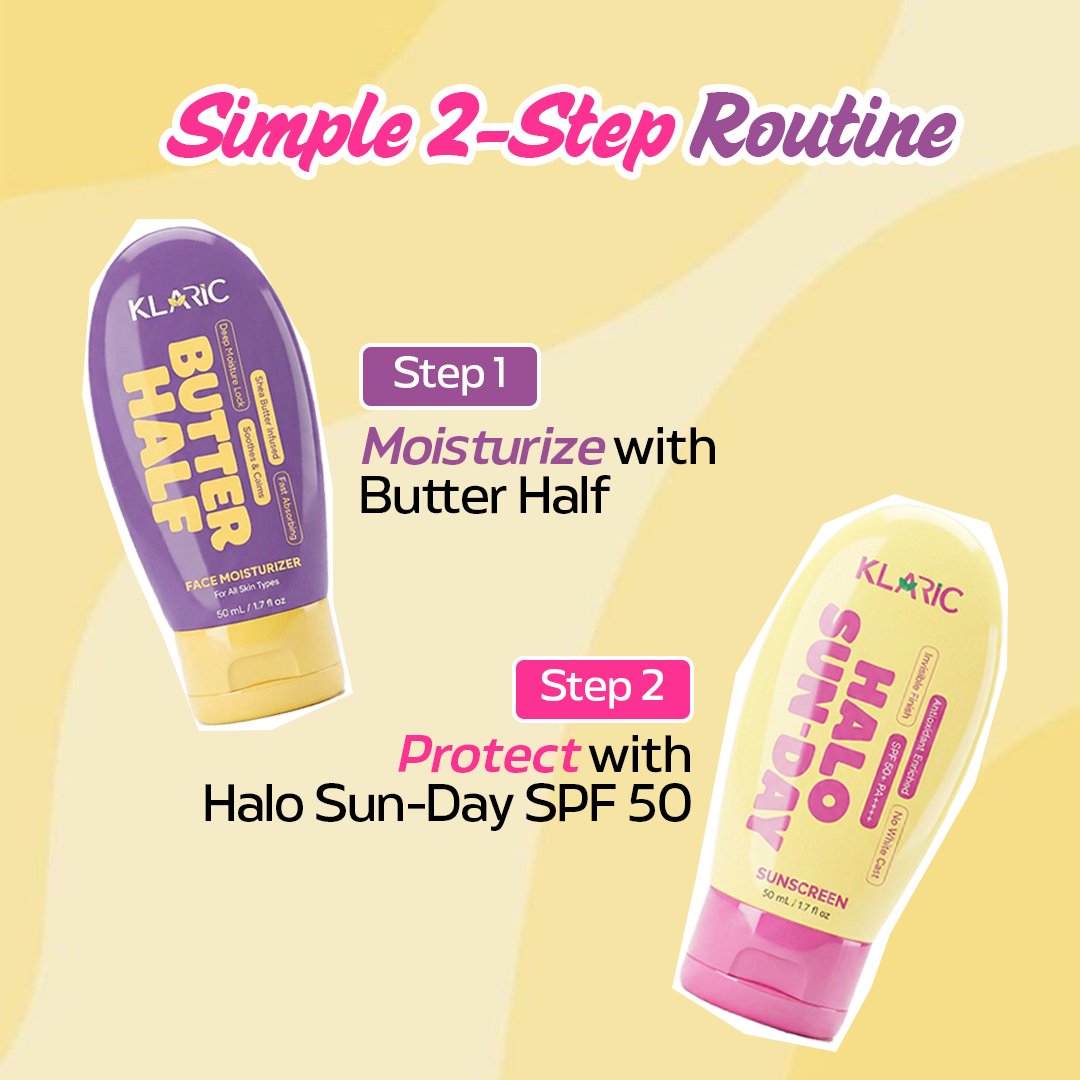 Klaric Sunscreen and Moisturizer
